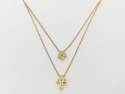 MIKIMOTO PERLITA D0.06ct K18 3.3g Necklace 