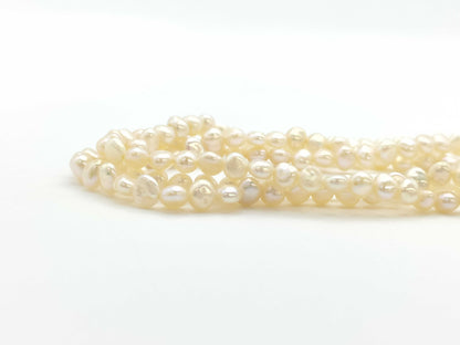 TASAKI Keshi Pearl Diameter Approx. 2.3-3.4mm SV 28.7g Necklace 
