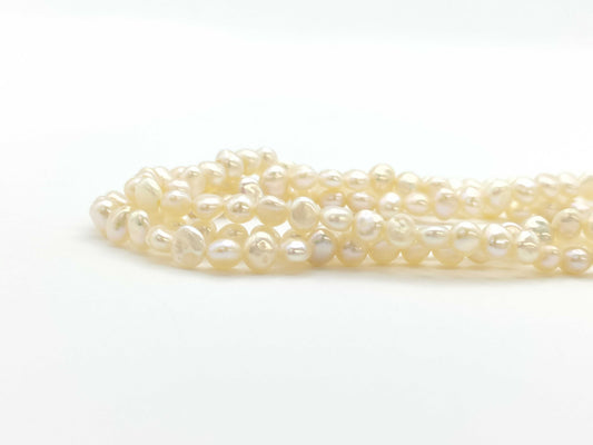 TASAKI Keshi Pearl Diameter Approx. 2.3-3.4mm SV 28.7g Necklace 