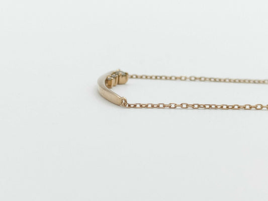 4°C Diamond K18 1.5g Necklace 