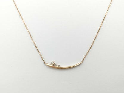 4°C Diamond K18 1.5g Necklace 