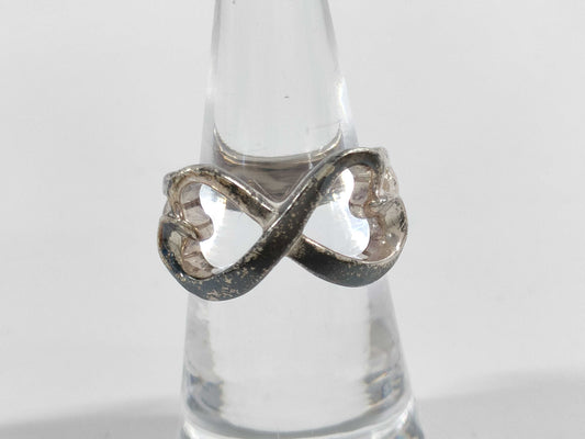 Tiffany & Co. Double Loving Heart 925 5.5g #9 Ring