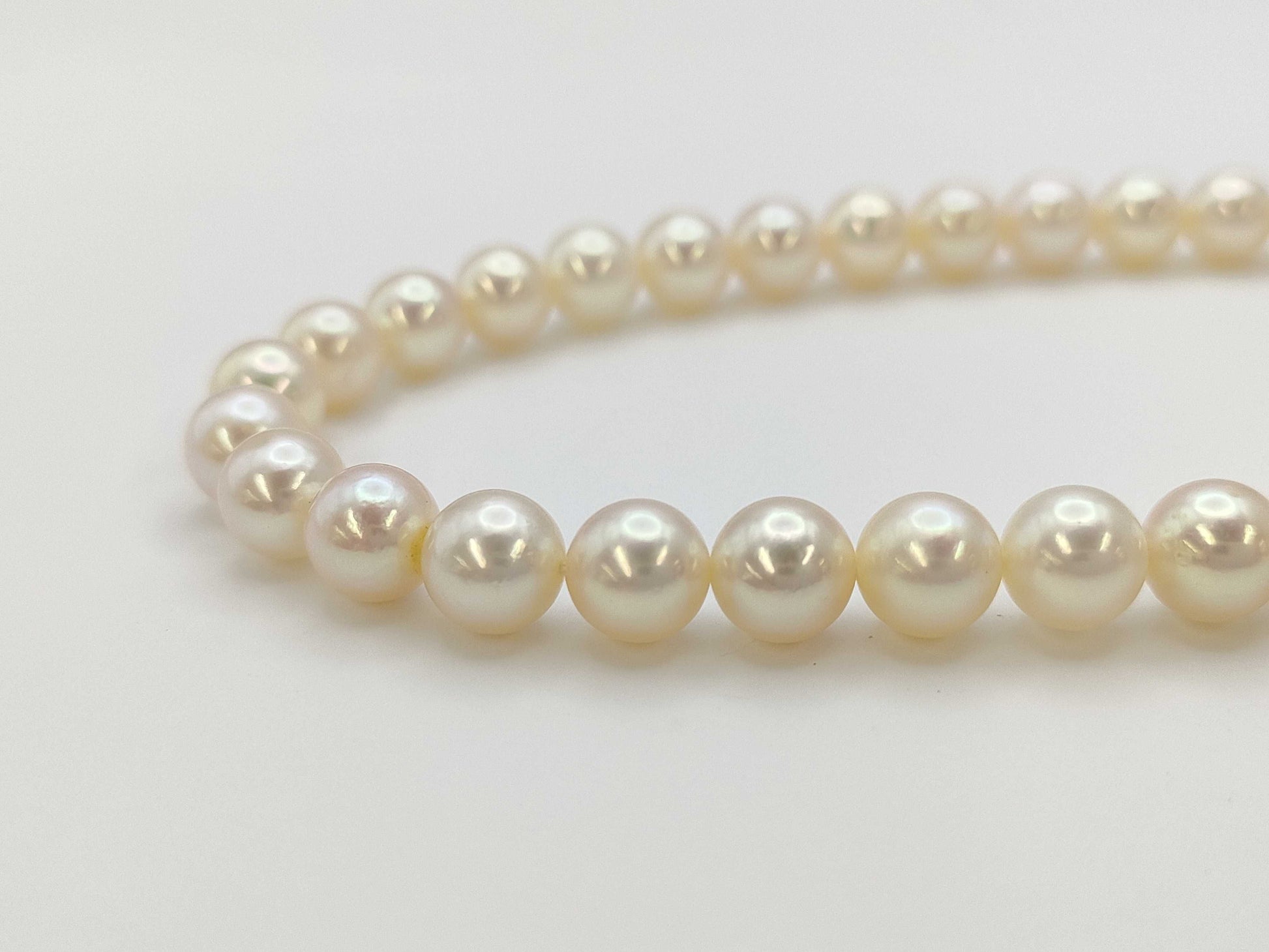 TASAKI Long 125cm Pearl Diameter Approx. 6.9-7.3mm SV 91.8g Necklace 