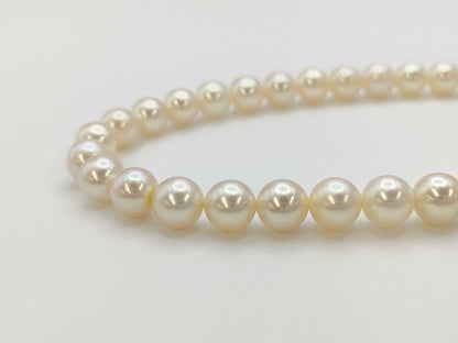 TASAKI Long 125cm Pearl Diameter Approx. 6.9-7.3mm SV 91.8g Necklace 