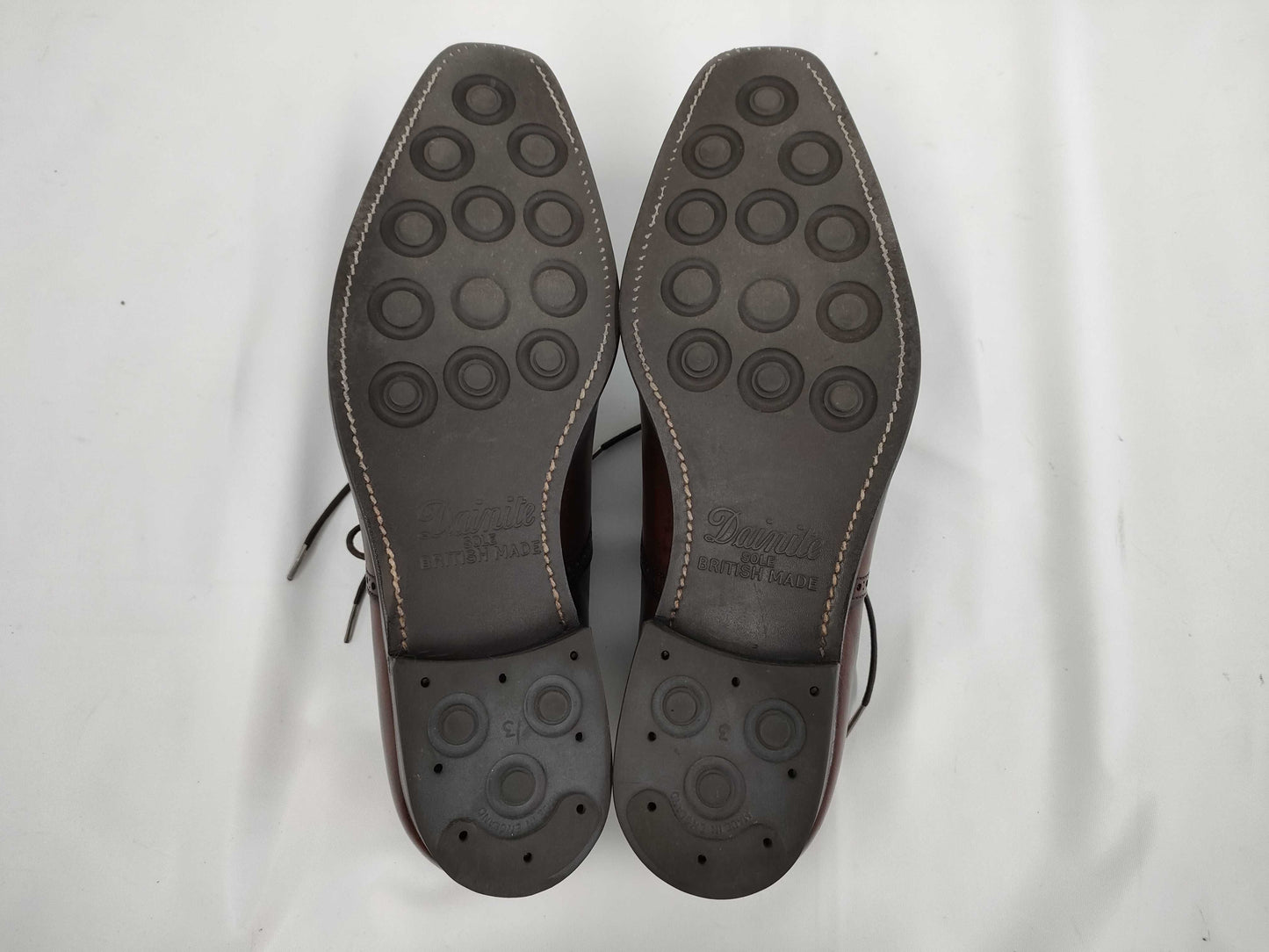 Crockett & Jones EDGWARE Medallion Dress Shoes, Leather, Dark Brown, Size 7, Business Shoes