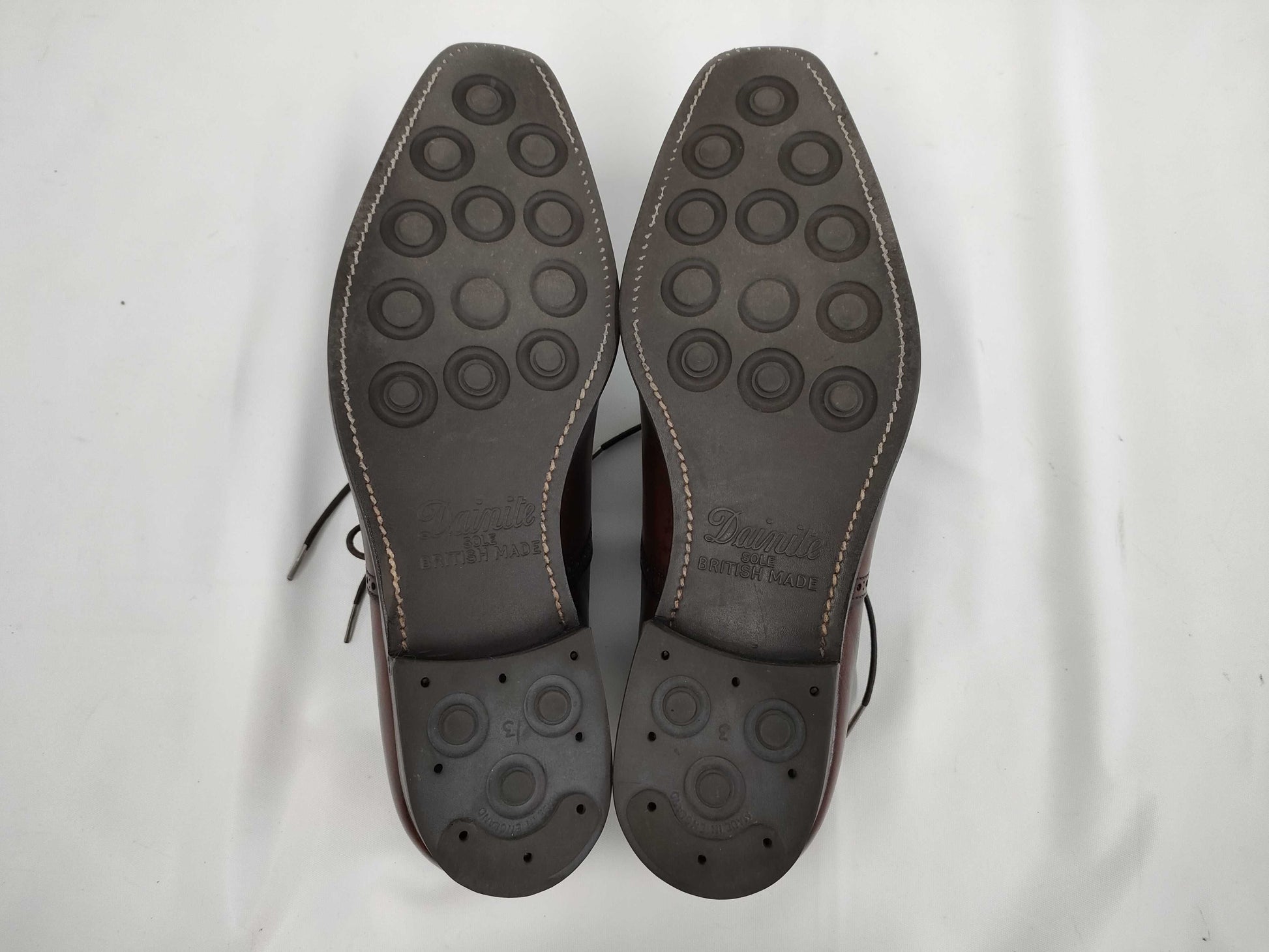 Crockett & Jones EDGWARE Medallion Dress Shoes, Leather, Dark Brown, Size 7, Business Shoes