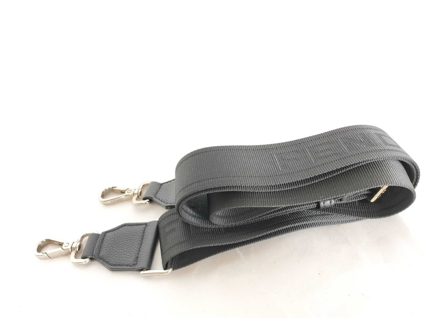 FENDI Leather Shoulder Bag Black Shoulder Bag