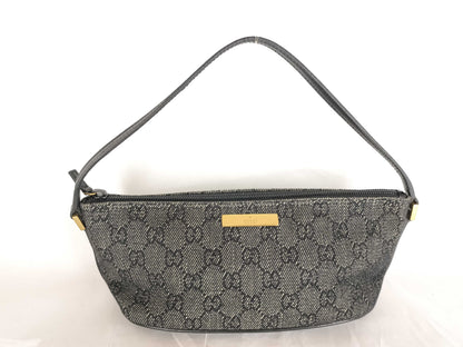 GUCCI GG Canvas Handbag Black