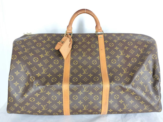 LOUIS VUITTON Monogram Keepall 60 Boston Bag