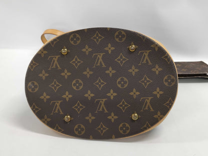 LOUIS VUITTON Monogram Bucket GM Tote Bag