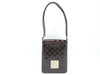 LOUIS VUITTON Damier Vernis Club Bordeaux Shoulder Bag