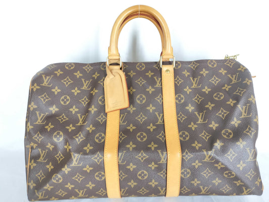 LOUIS VUITTON Monogram Keepall 45 Boston Bag