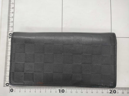 LOUIS VUITTON Vuitton Damier Wallet Black Wallet