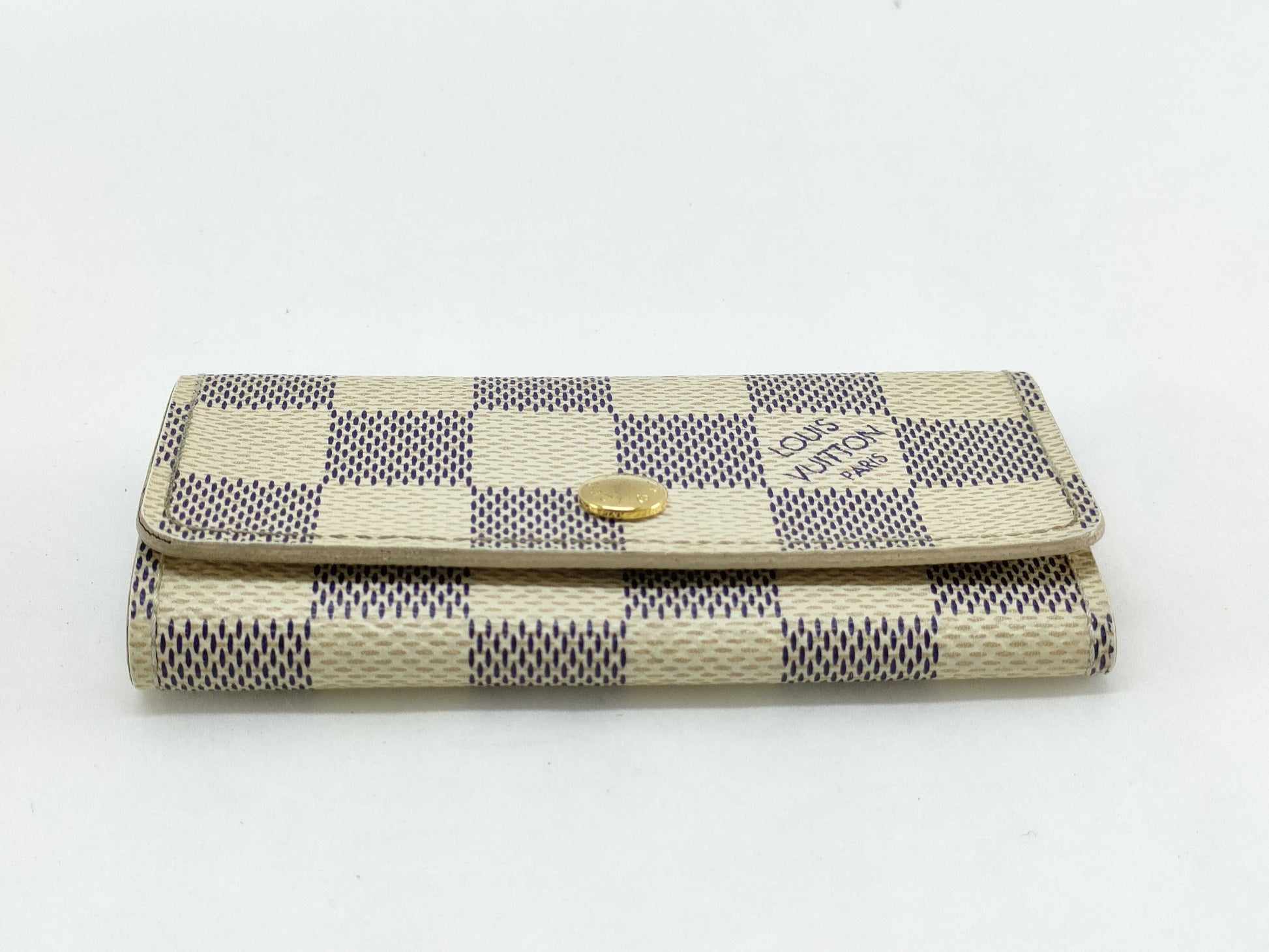 LOUIS VUITTON Damier Azur Multicle Key Case/Key Holder