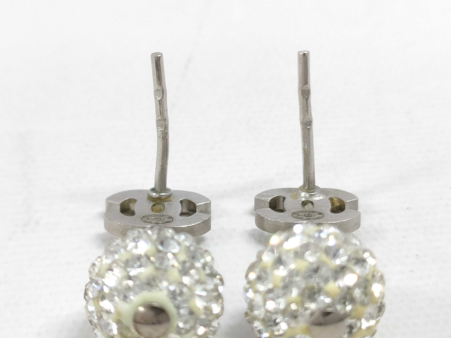 CHANEL Rhinestone Earrings