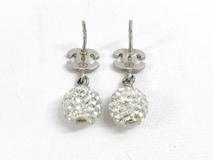 CHANEL Rhinestone Earrings