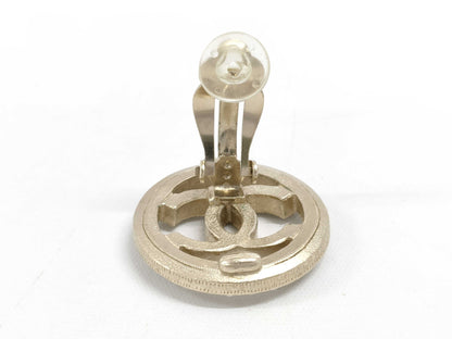 CHANEL Pearl Coco Mark A17A Earrings