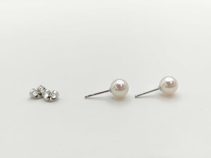MIKIMOTO Pearl Diameter Approx. 7.3mm/7.5mm K18 2.1g Earrings 
