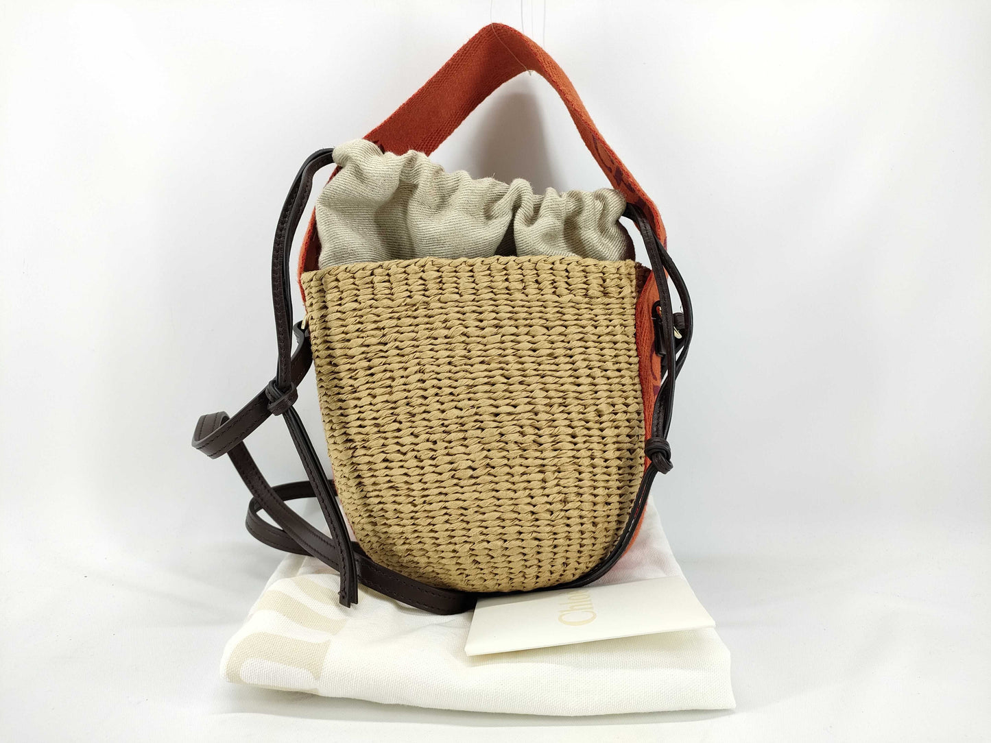 Chloe Woody Small Bucket Shoulder Bag Handbag