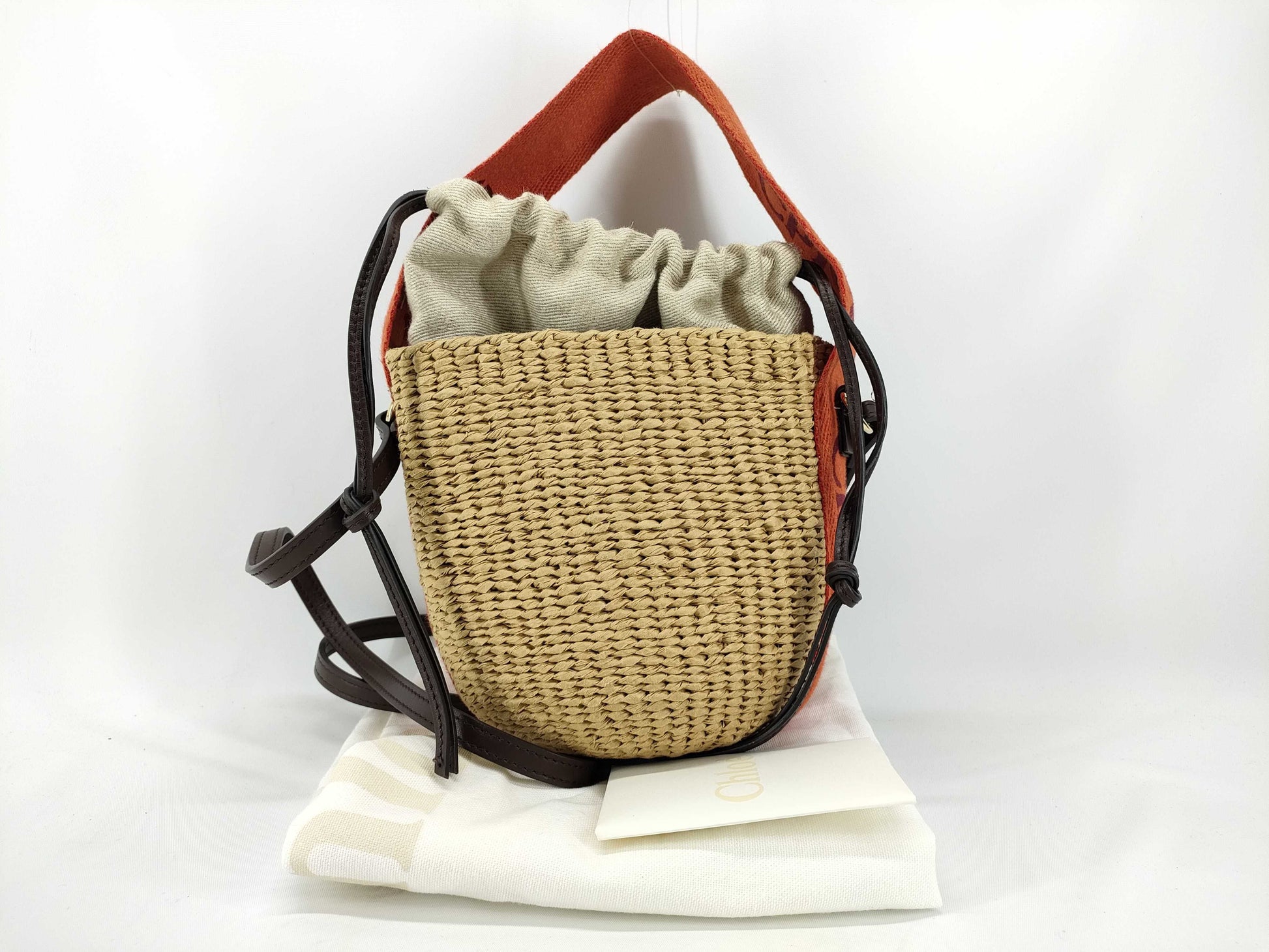 Chloe Woody Small Bucket Shoulder Bag Handbag