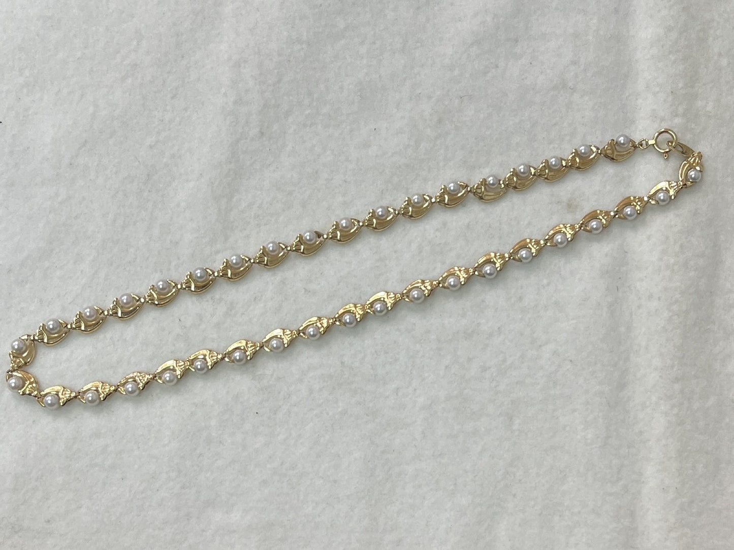 Pearl Diameter Approx. 4.0-4.4mm K18 16.0g Necklace 
