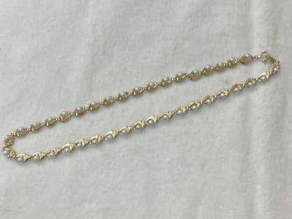 Pearl Diameter Approx. 4.0-4.4mm K18 16.0g Necklace 