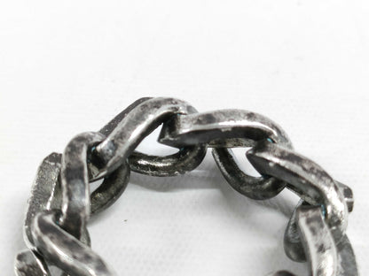 Tiffany & Co. Tiffany Forge Link Oxidized Ring, US6 , Ag925, 12.1g