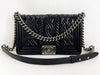 CHANEL Boy Embossed Leather Shoulder Bag, W25cm, Approx. 18th Series [Sealed], Vintage S-shaped Hardware, 18286636