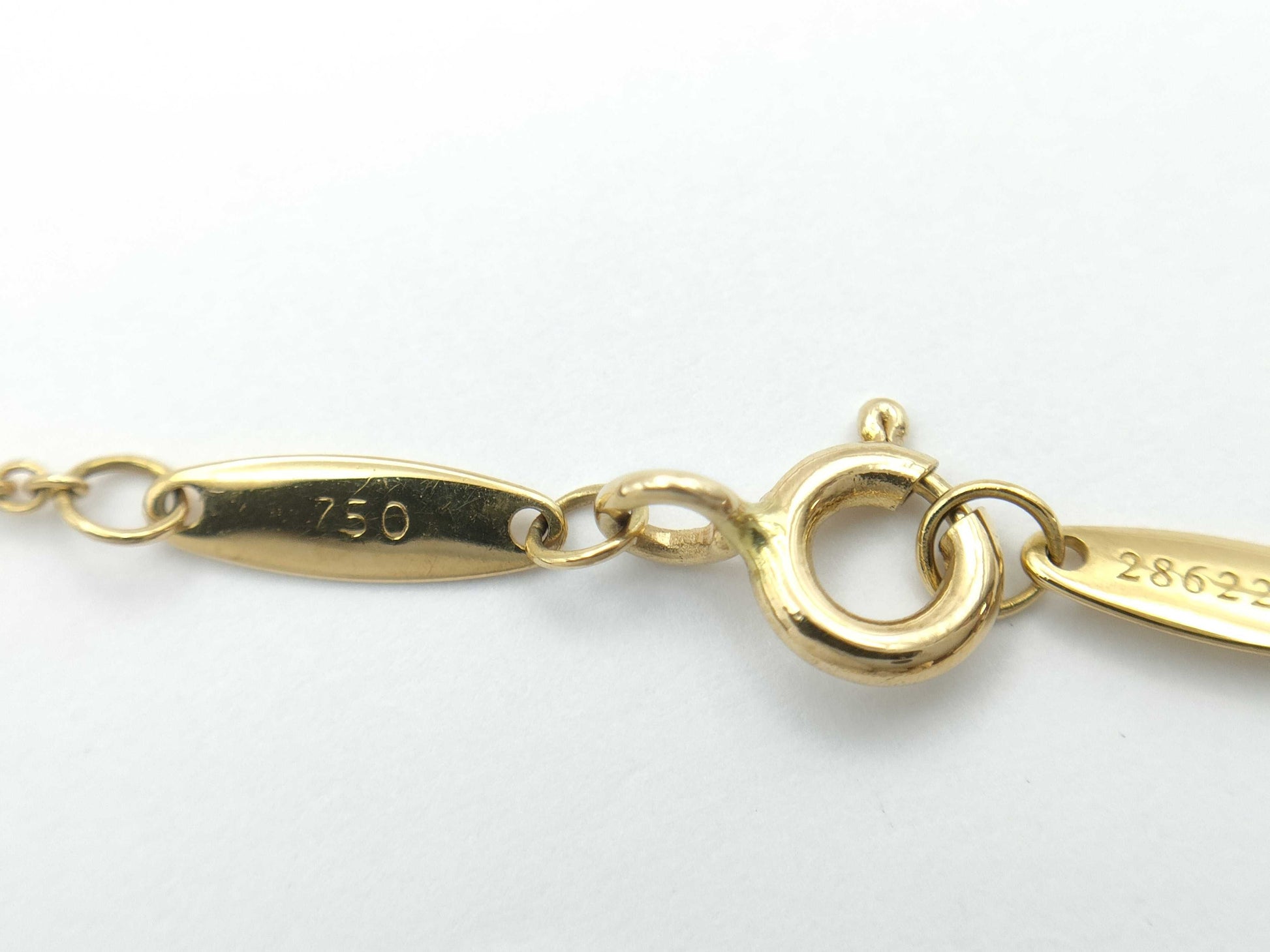 Tiffany&Co. By the Yard 1PD 750 2.0g Necklace 
