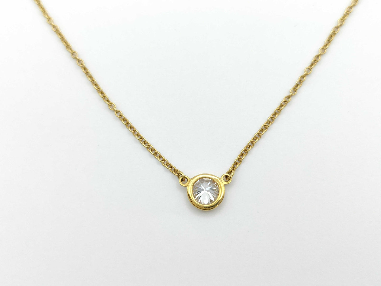Tiffany&Co. By the Yard 1PD 750 2.0g Necklace 