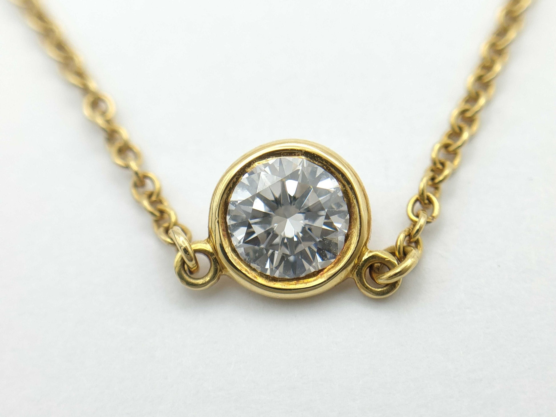 Tiffany&Co. By the Yard 1PD 750 2.0g Necklace 