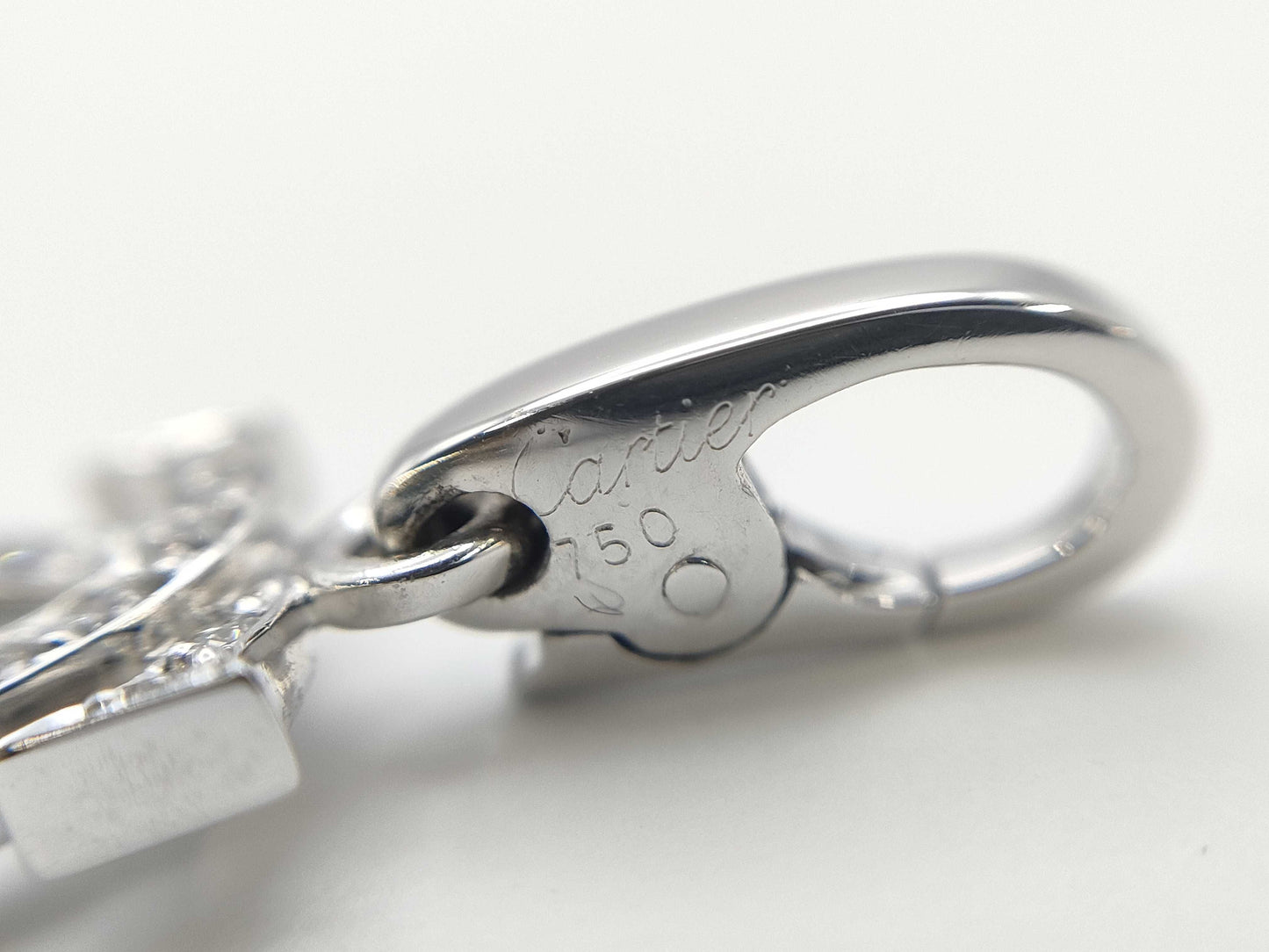 Cartier 2C Diamond 750 2.2g Pendant Top 