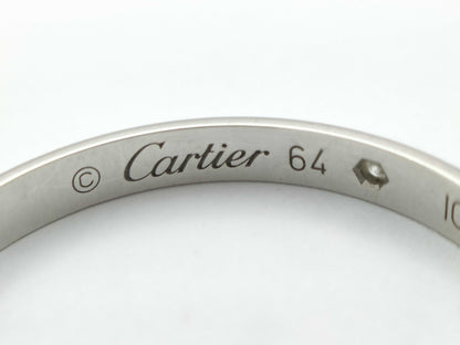Cartier Band #64 PT950 3.8g Ring 