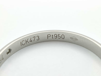 Cartier Band #64 PT950 3.8g Ring 
