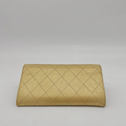 CHANEL CHANEL Coco Mark Matrasse Flap Long Wallet 15th Range Wallet