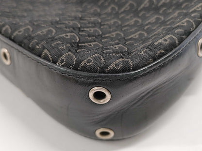 Dior Trotter Shoulder Canvas/Leather Shoulder Bag