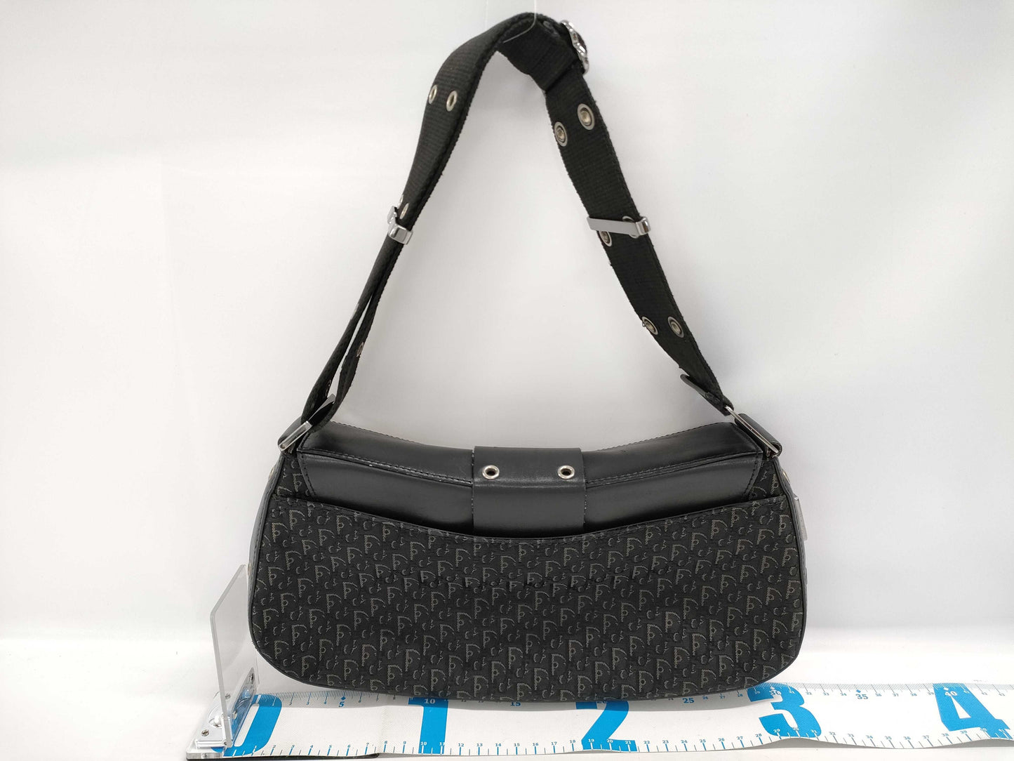 Dior Trotter Shoulder Canvas/Leather Shoulder Bag