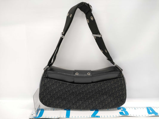 Dior Trotter Shoulder Canvas/Leather Shoulder Bag
