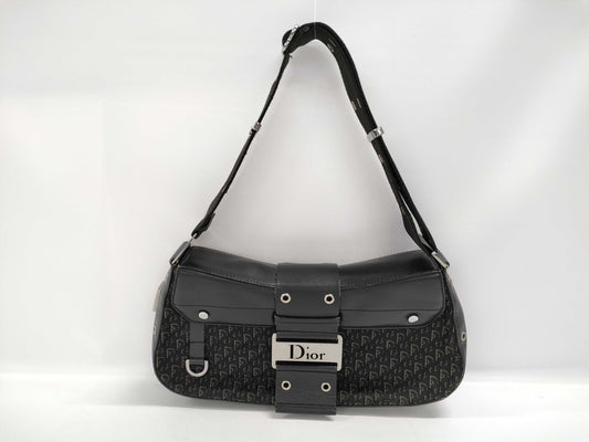 Dior Trotter Shoulder Canvas/Leather Shoulder Bag