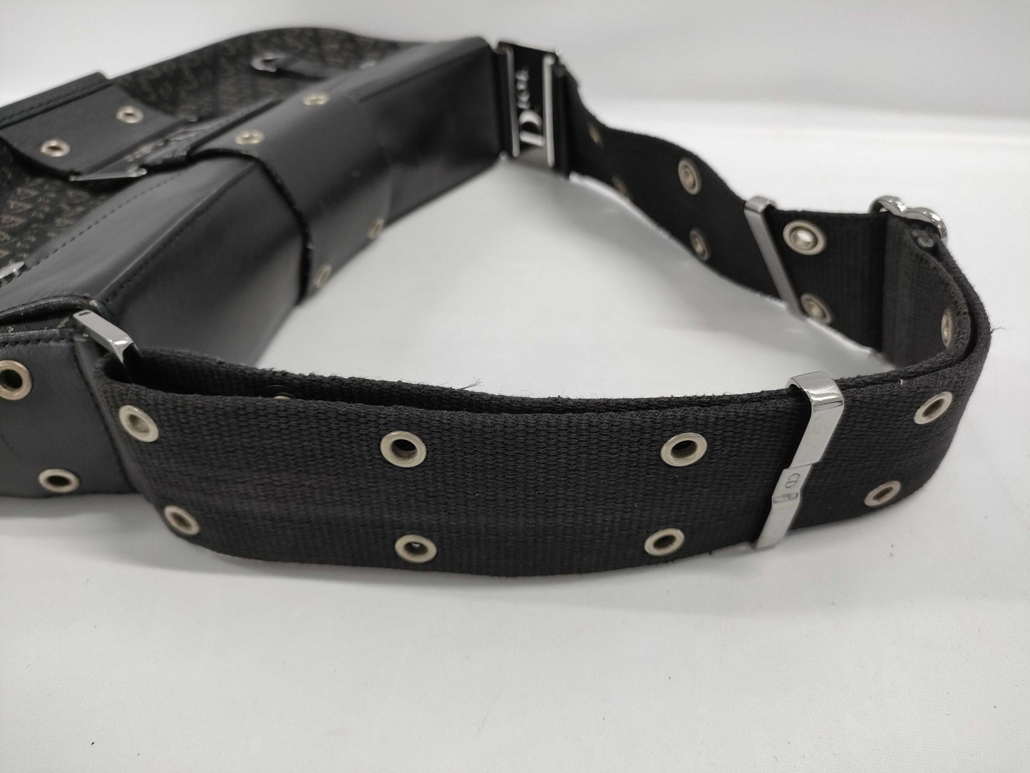 Dior Trotter Shoulder Canvas/Leather Shoulder Bag