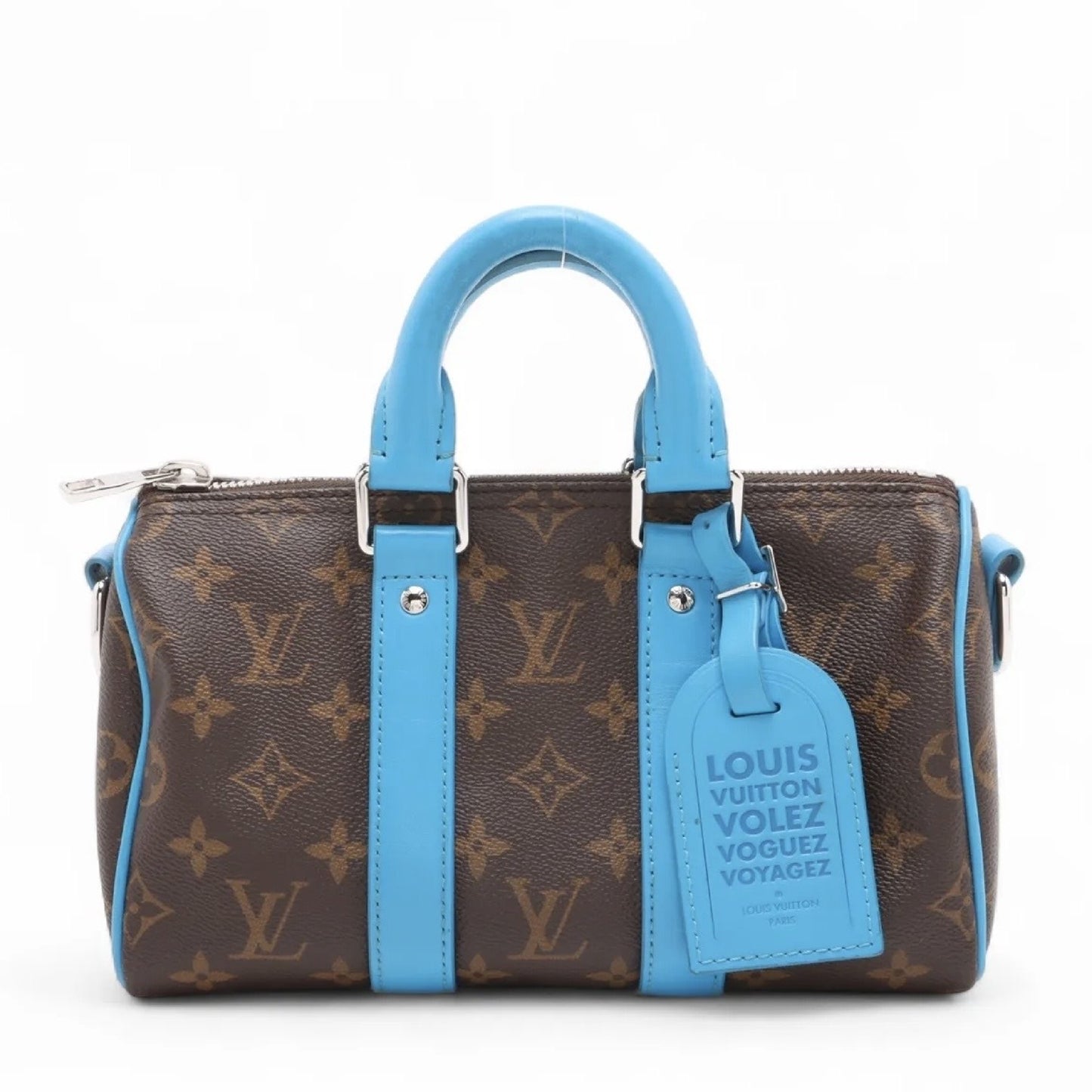LOUIS VUITTON Keepall Bandouliere 25 Shoulder Bag/Handbag Monogram LV Colormania Brown/Blue M12609 Boston Bag