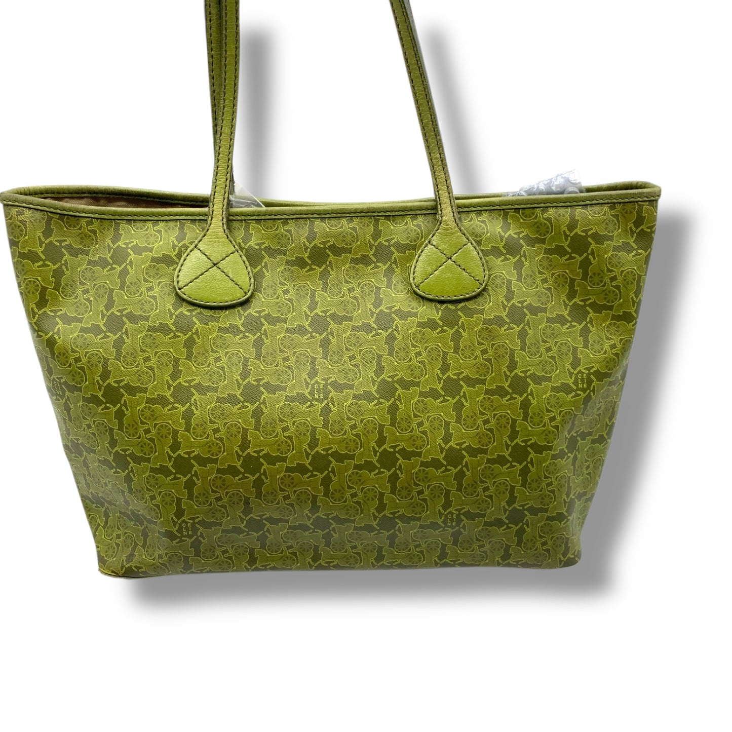 CELINE Green Tote Bag