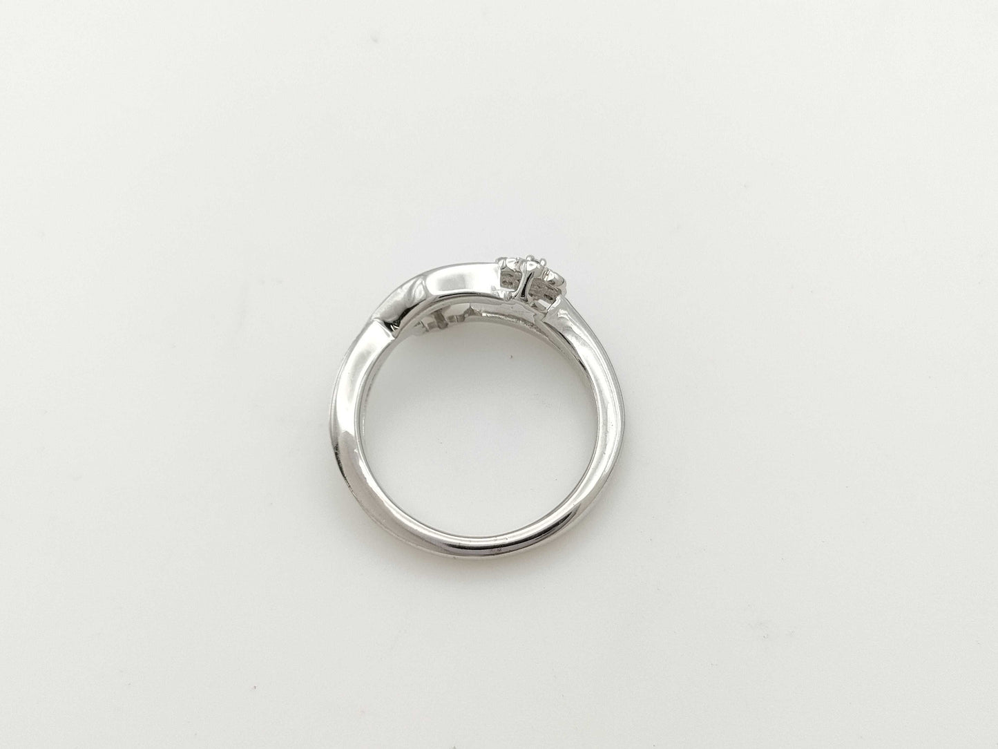 D0.21ct K18WG 4.9g Ring 