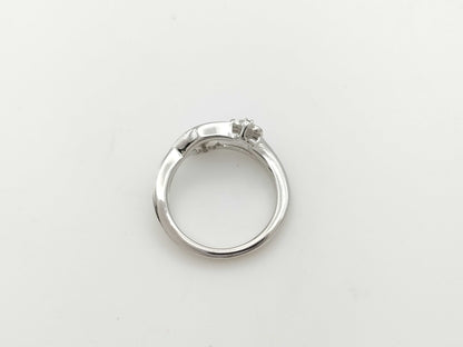 D0.21ct K18WG 4.9g Ring 