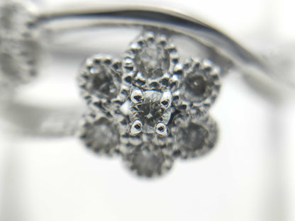 D0.21ct K18WG 4.9g Ring 