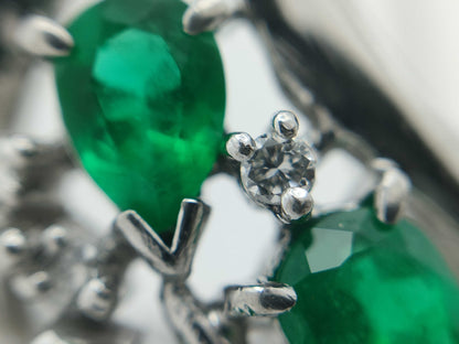 E1.76ct D0.24ct PT900 13.8g Ring 