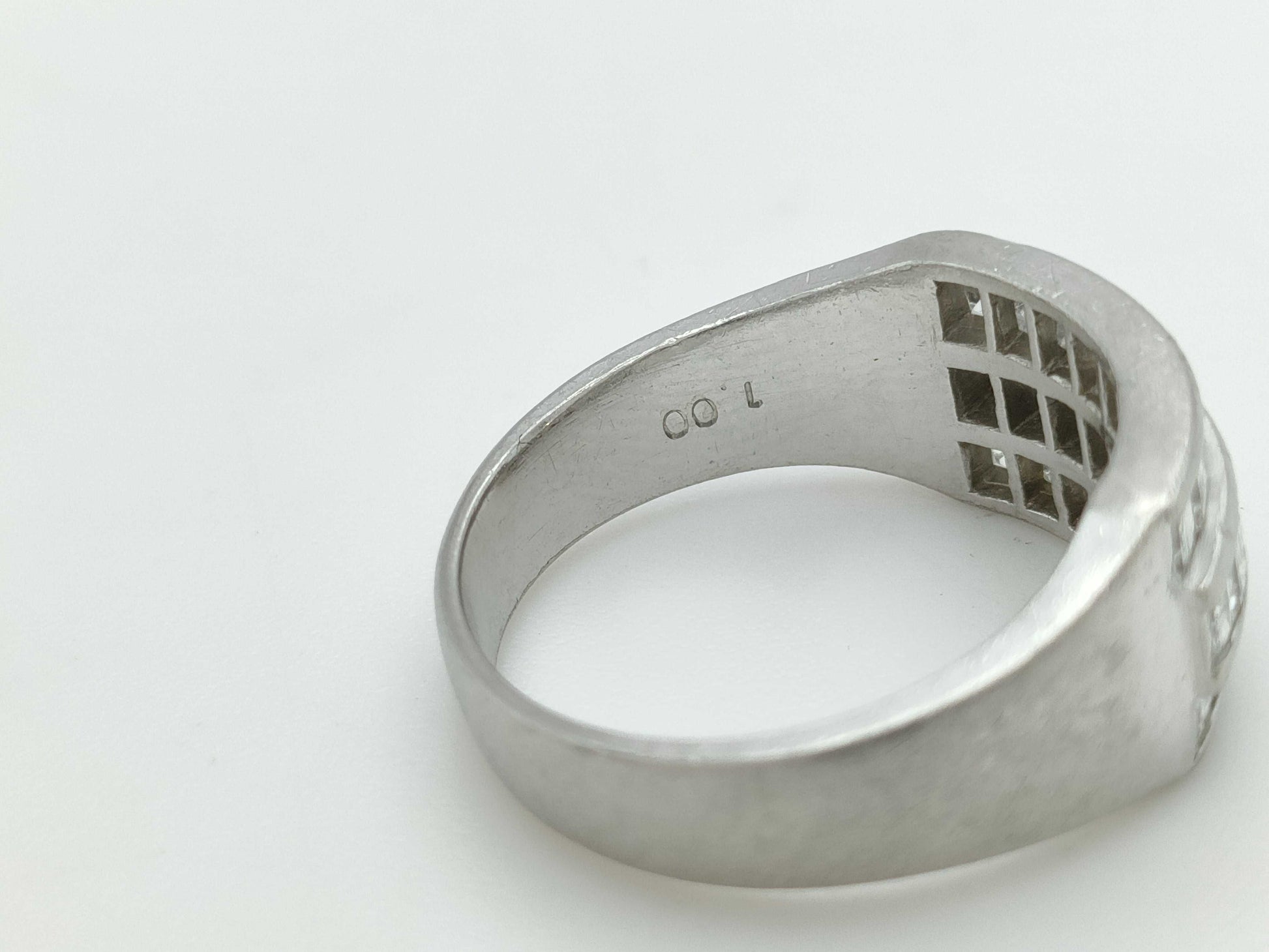 D1.00ct PT900 5.2g Ring 