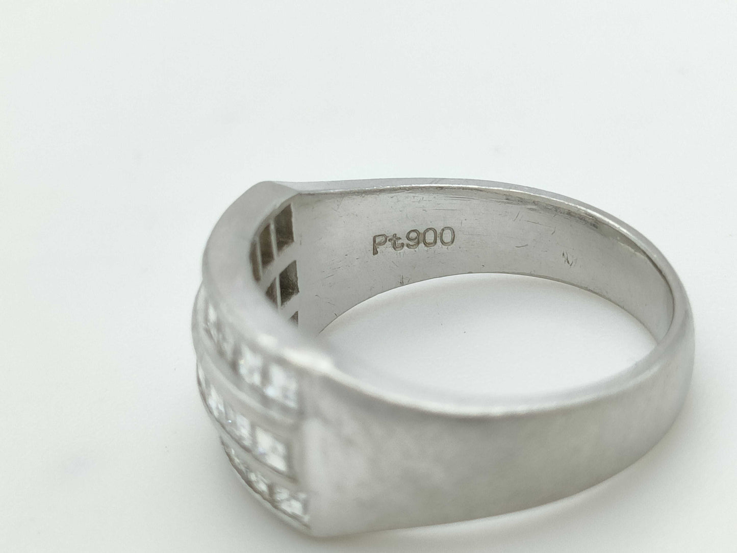 D1.00ct PT900 5.2g Ring 