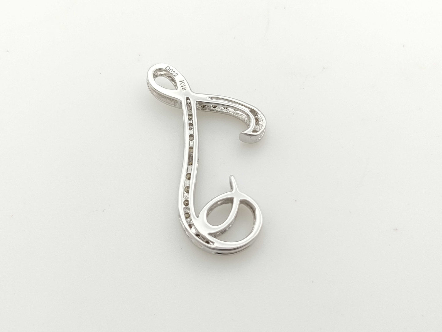 D0.22ct K18 2.7g Pendant Top 