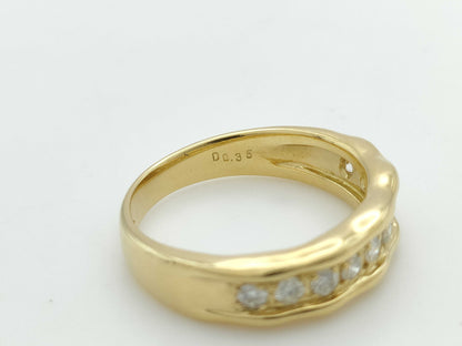 SEIKO D0.35ct K18 4.9g Ring 